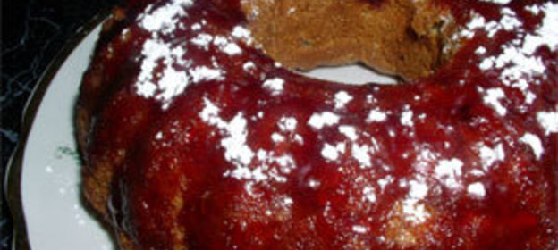 Яблочный кекс