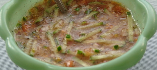 Соус из мякоти помидоров ( на скорую руку)