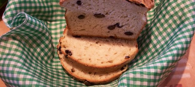 Пивной хлеб с изюмом и тмином
