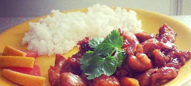 Куриное филе под соусом терияки
