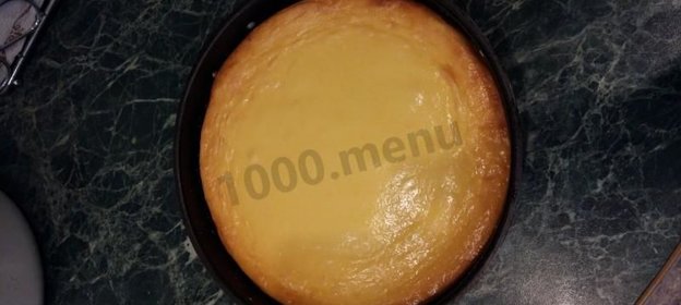 Запеканка из творога и сгущенки