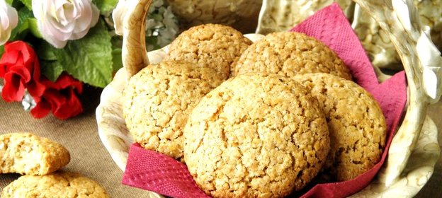 Постное овсяное печенье