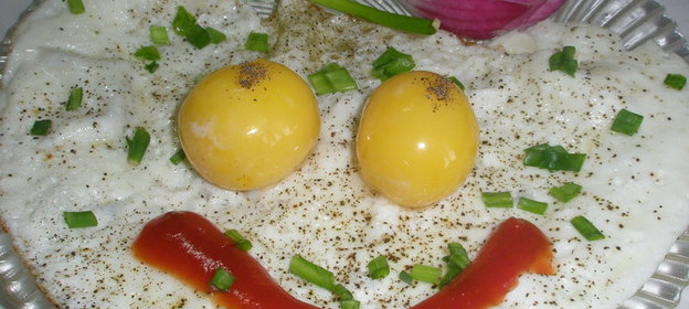 Яичница из замороженных яиц