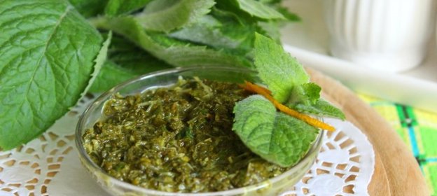 Мятно-апельсиновый соус