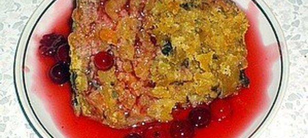 Рисовая запеканка с сухофруктами