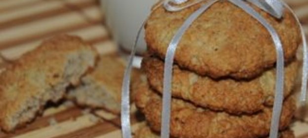 Овсяное печенье с грушами