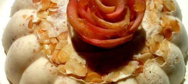 Парфе из печёных яблок