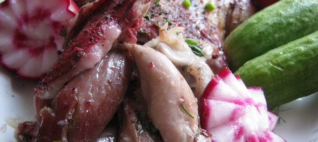 Малиновый кекс с корицей