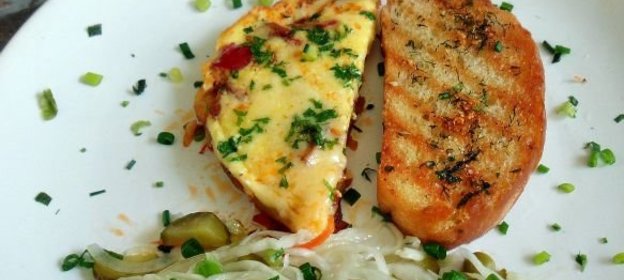 Сэндвичи с индейкой и помидором