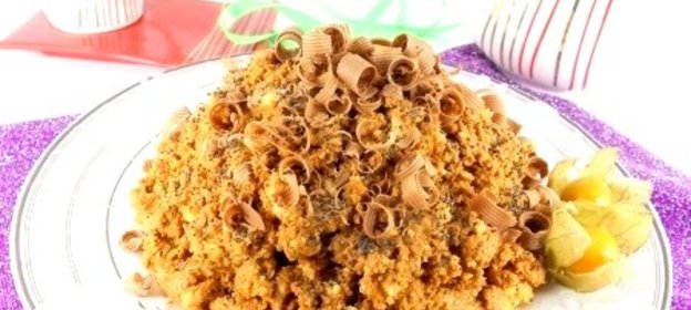 Муравейник без выпечки с печеньем