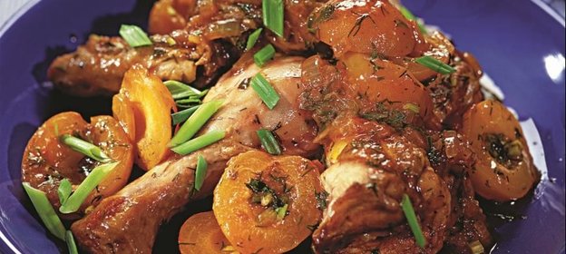 Курица с абрикосами