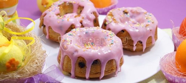 Пасхальные кексы с шоколадом