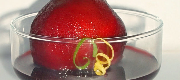 Груши в красном вине