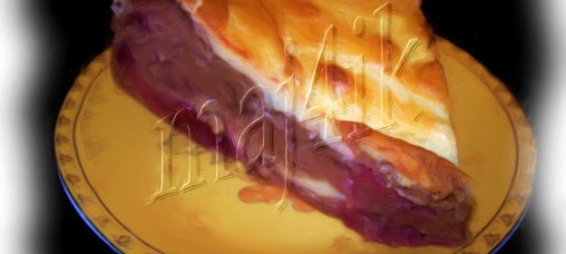 Шоколадно-малиновый пирог с маскарпоне