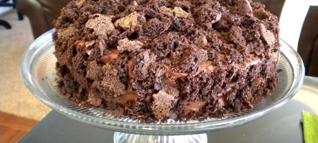 Шоколадный торт Черная вуаль