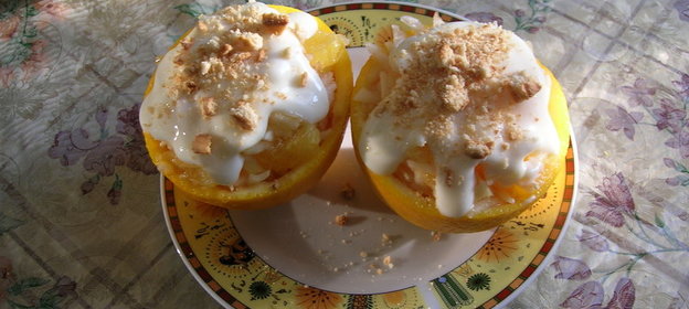 Апельсиновый десерт