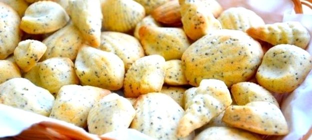 Домашнее печенье «Мадлен» с лимонной цедрой