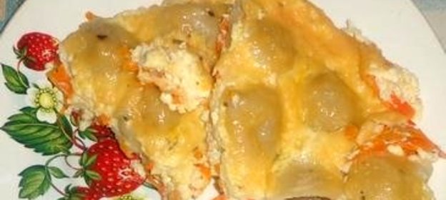 Запеканка из пельменей