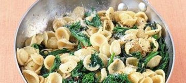 Паста с брокколи и анчоусами