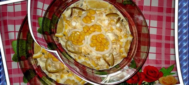 Салат Ананасовый рай