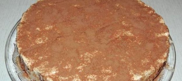 Тирамису без Савоярди