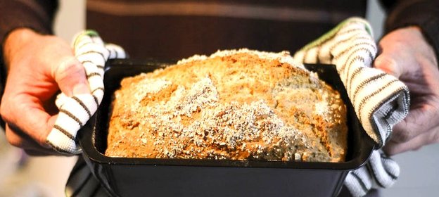 Вегетарианский хлеб овсяный