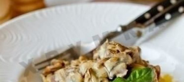 Свиные медальоны в сливочном соусе