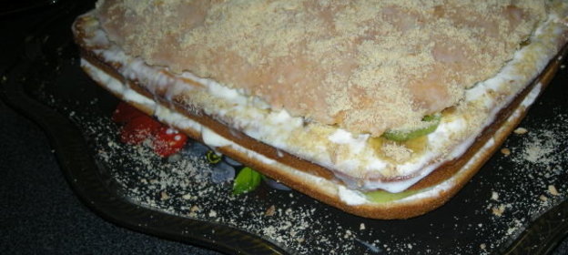 Салат грибной с сельдью