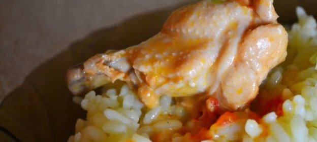 Куриные крылышки с паприкой в сметанном соусе