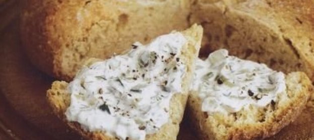 «Яблочная лапша» со сметаной