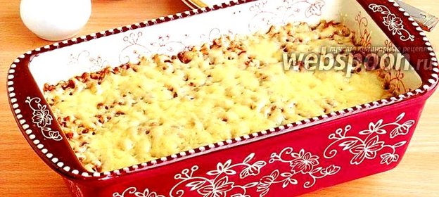 Запеканка из гречки с грибами