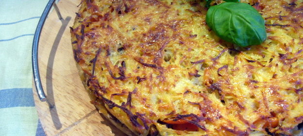 Рёсти-грибная запеканка