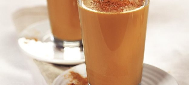 Кофе латте с корицей