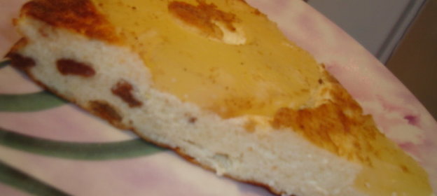 Запеканка творожная с ананасом