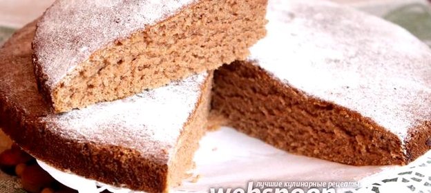 Шоколадный бисквит без яиц