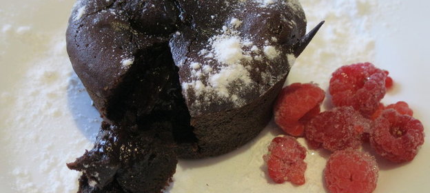 Шоколадный фондан (fondant)