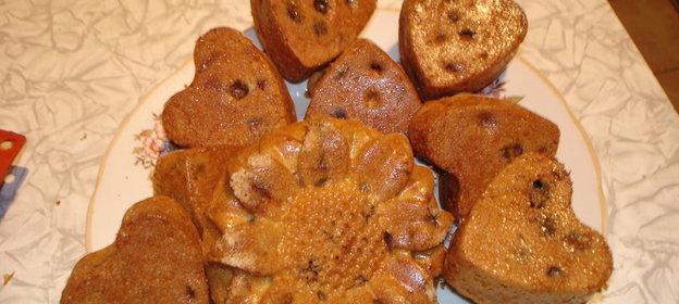 кексики Солнышко в сердечках