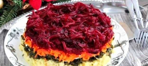 Вегетарианская селедка под шубой