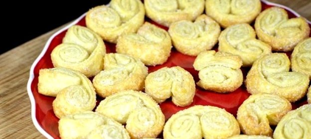 Берлинское печенье из слоеного теста