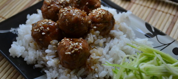 Мясные шарики Терияки