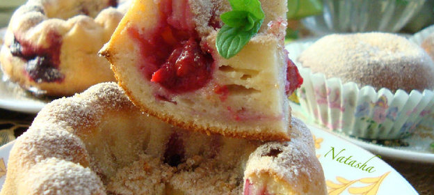 Кексы сметанные,очень вкусные