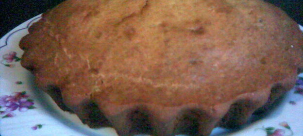 Кекс с яблочным пюре