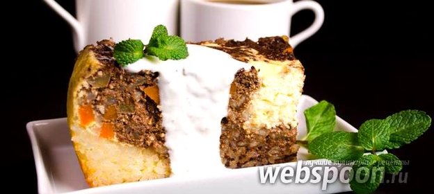 Запеканка с тыквой и яблоками в мультиварке