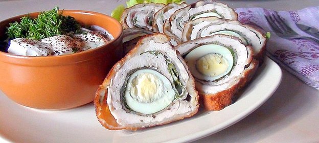 Горячий салатик с шампиньонами