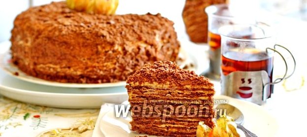 Шоколадный медовик