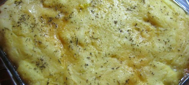 Запеканка из картофельного пюре