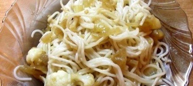 Спагетти с цветной капустой