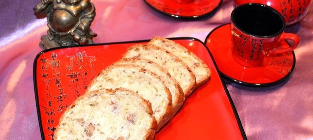 Банановый кекс с грецкими орехами