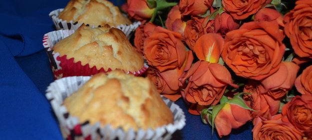 Кексы на сливках с лимоном