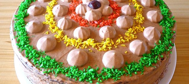 Шоколадный торт на сгущенке